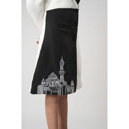 Orthodox White Blazer Midi Dress