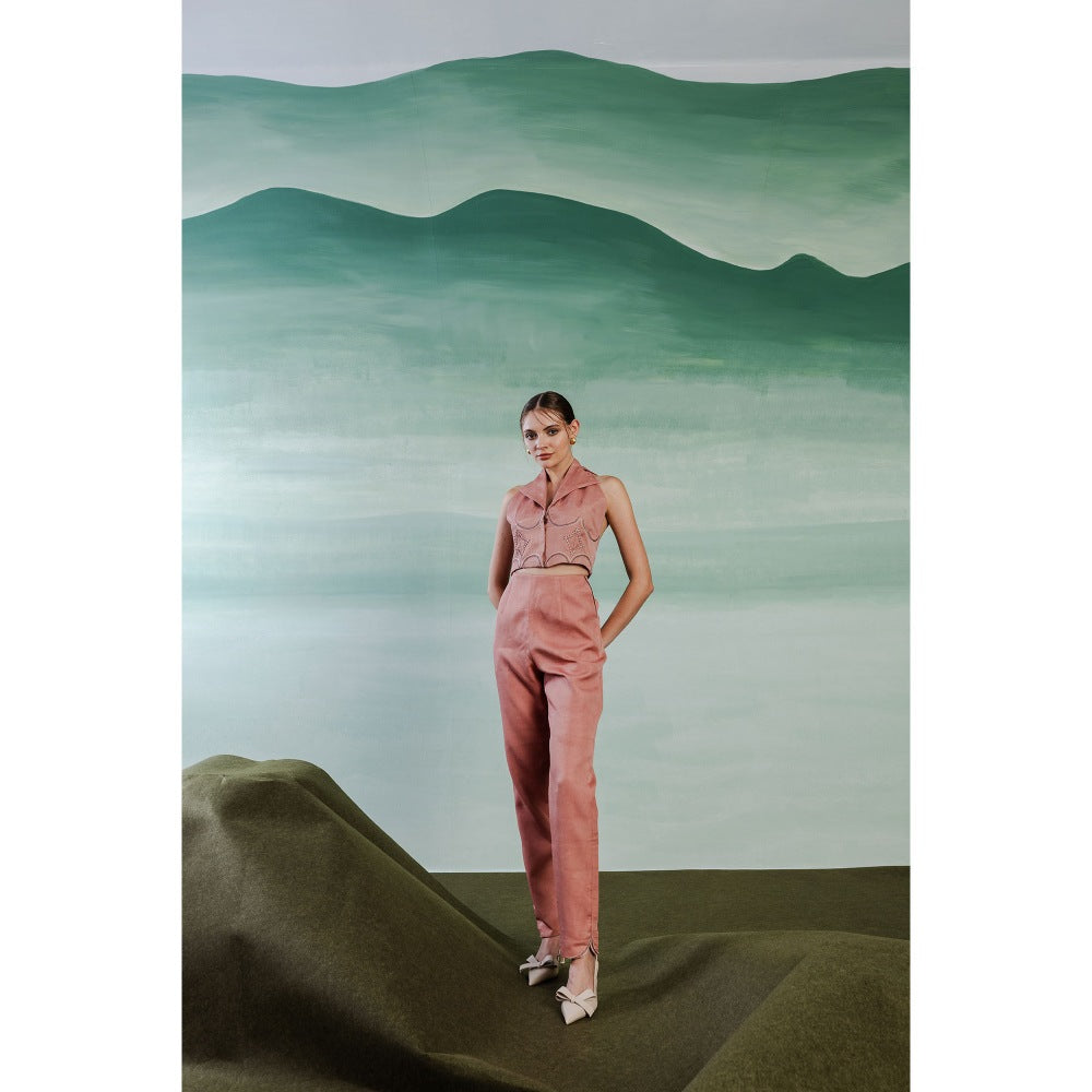 Orthodox Peach Trinitarian Satin Pant