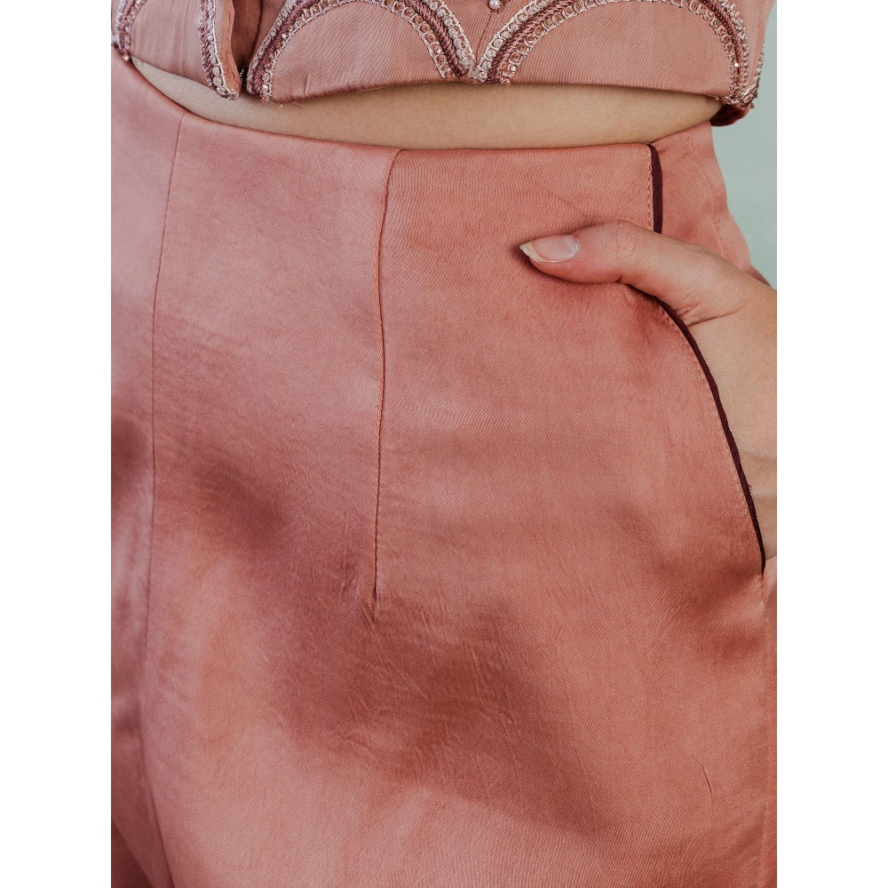 Orthodox Peach Trinitarian Satin Pant