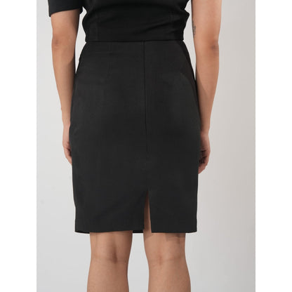 Orthodox Black Smooth Elegance with Oculus Twirl Skirt