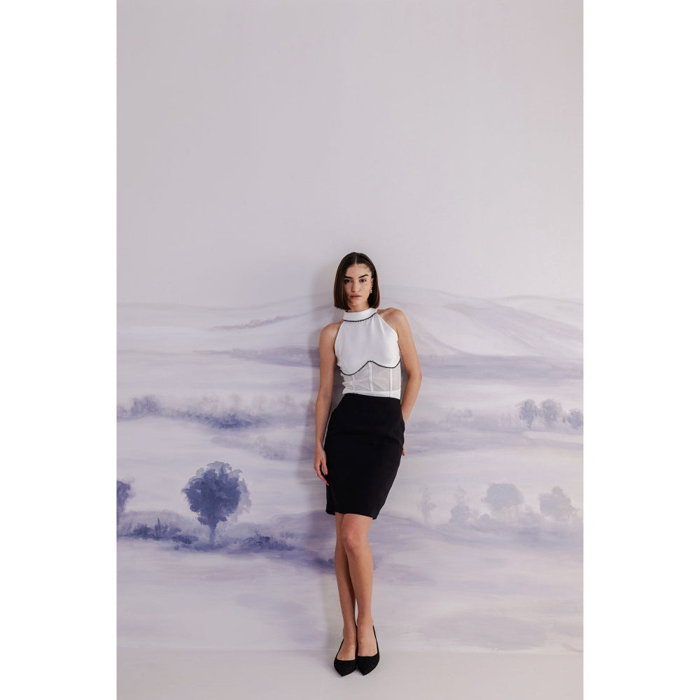 Orthodox Black Smooth Elegance with Oculus Twirl Skirt