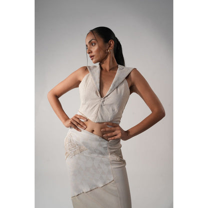 Orthodox Ivory Hemp & Bamboo Crop Top