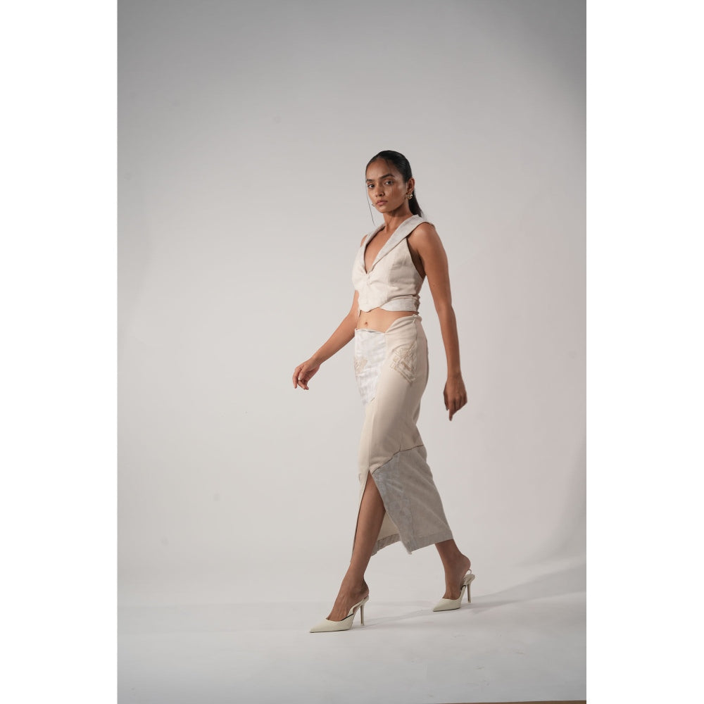 Orthodox Ivory Hemp & Bamboo Crop Top