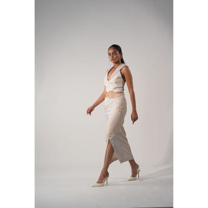 Orthodox Ivory Hemp & Bamboo Crop Top