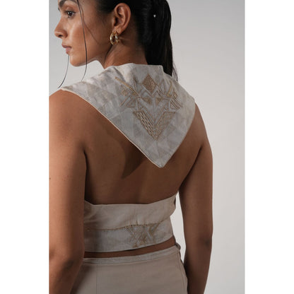 Orthodox Ivory Hemp & Bamboo Crop Top