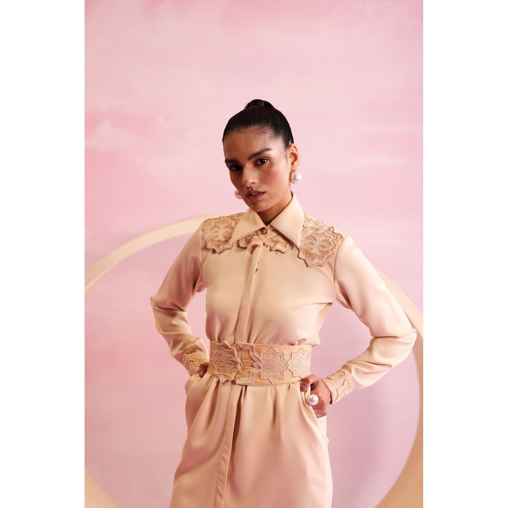 Orthodox Cream Sylvan Muse Shirt Dress
