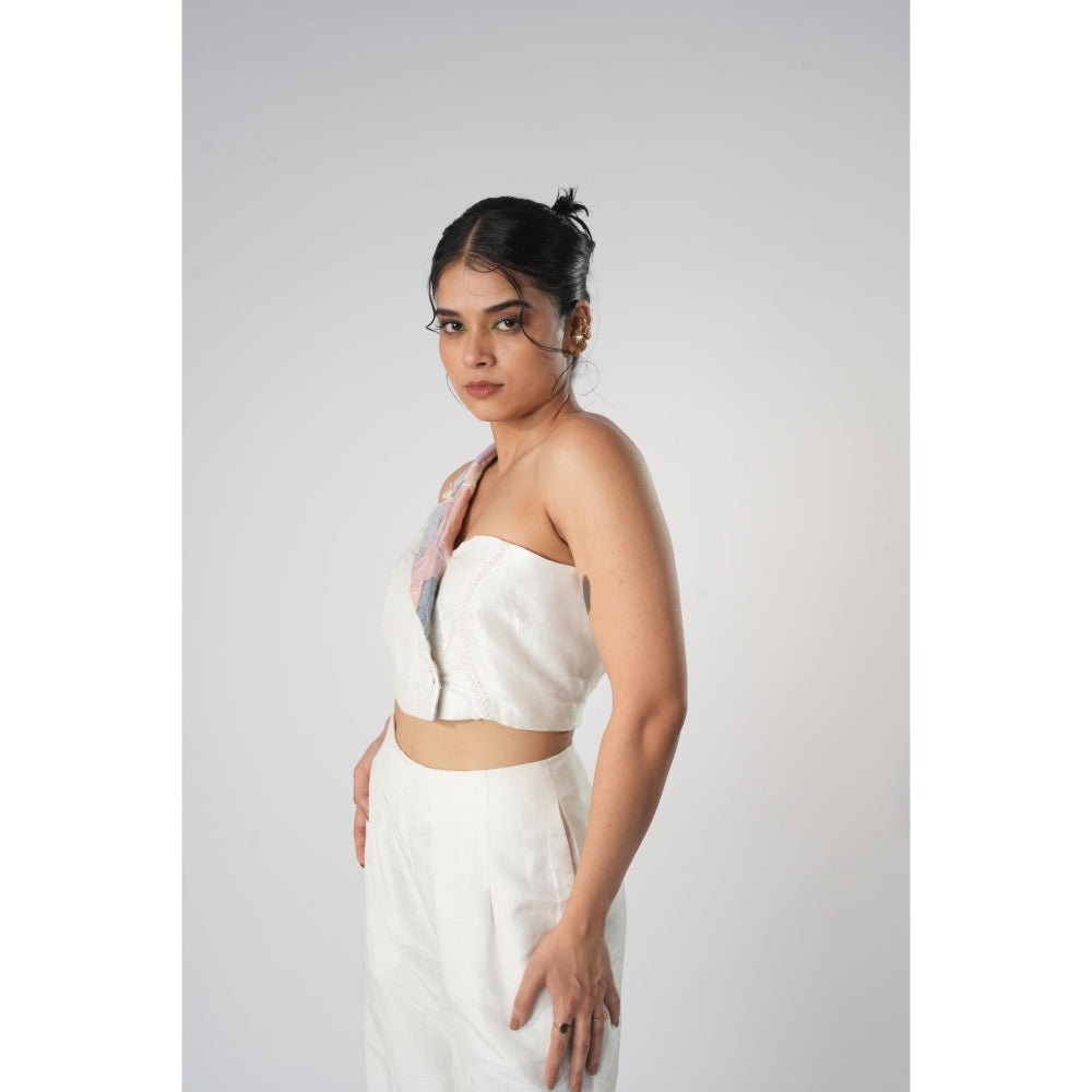 Orthodox Aurora Asymmetrical Bustier Crop Top