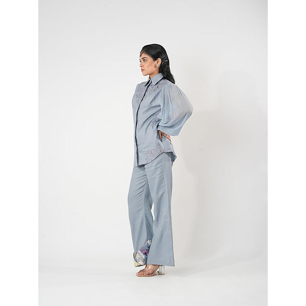 Orthodox Aranya Hourglass Blue Shirt