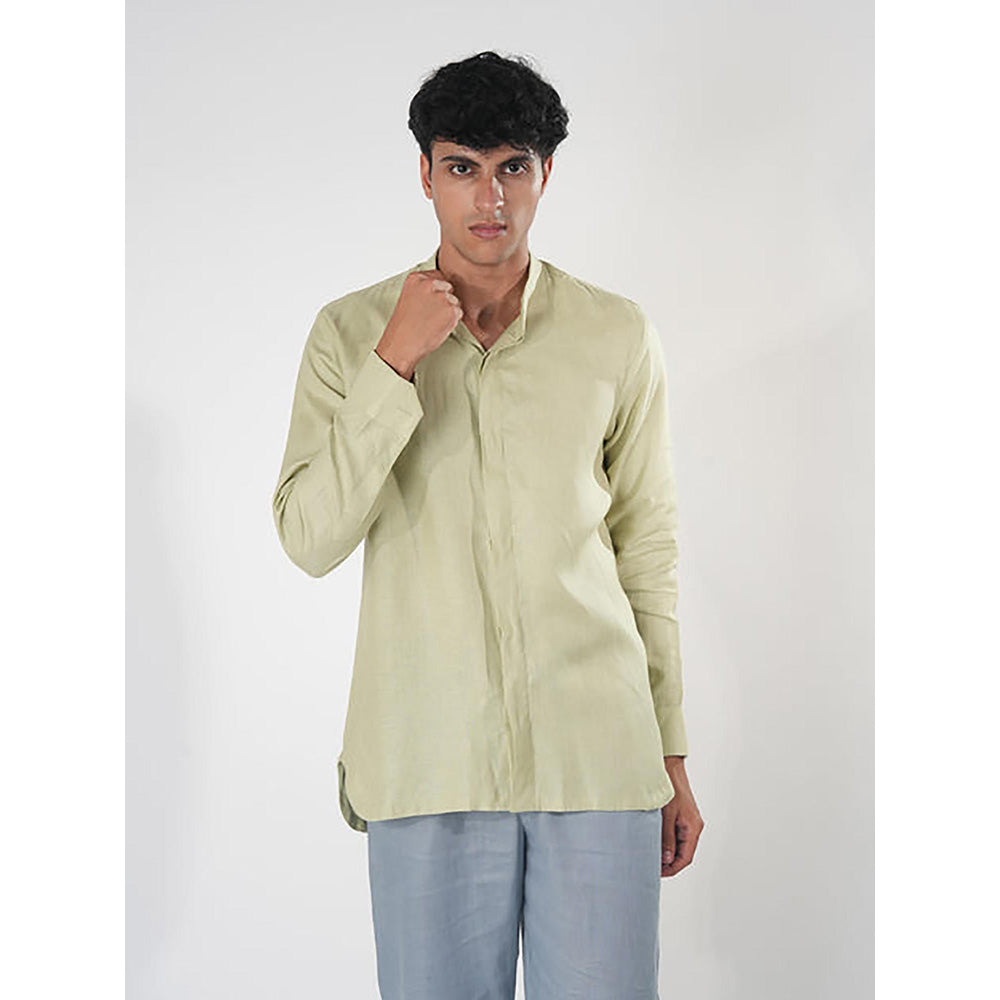 Orthodox Arav Hemp Green Shirt