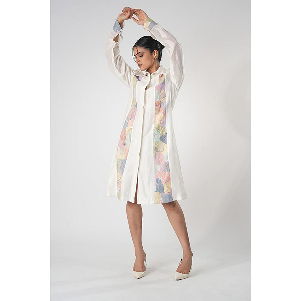 Orthodox Ethereal Elegance Collared Midi Dress