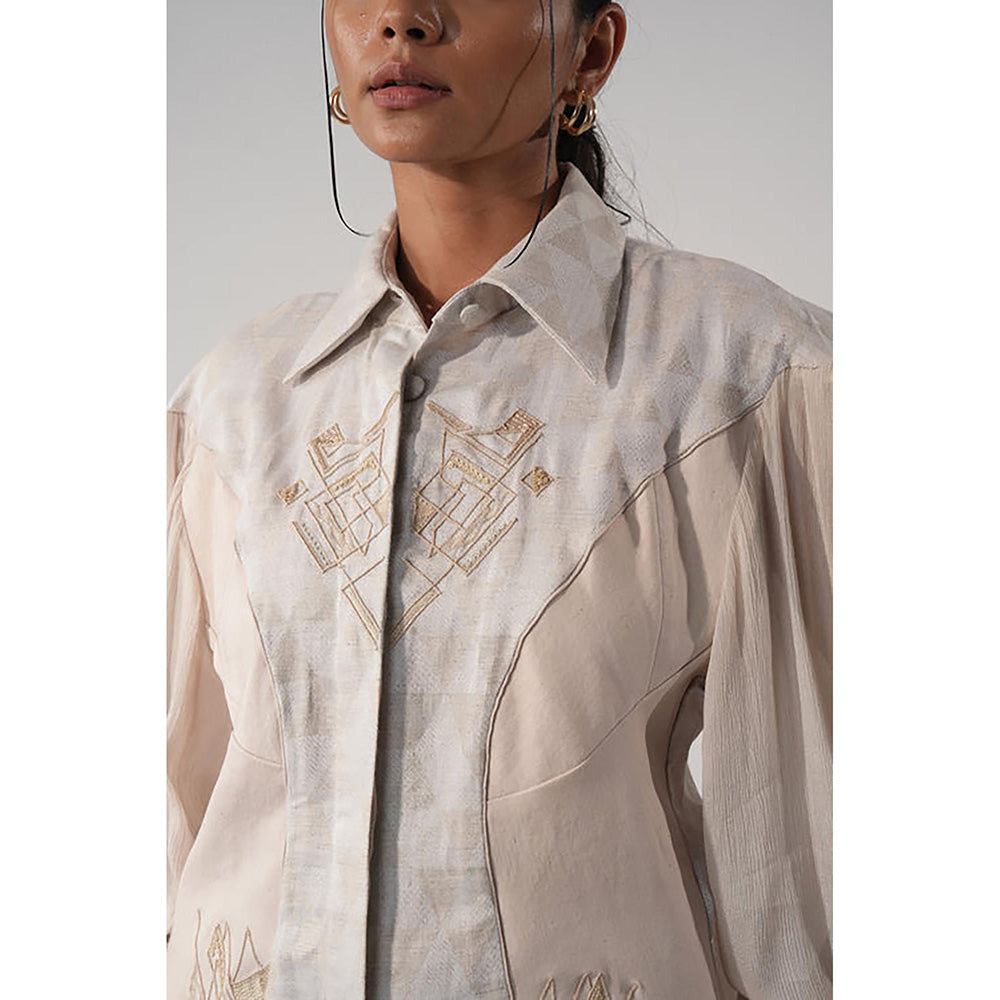 Orthodox Facet Beige Hemp Finesse Shirt