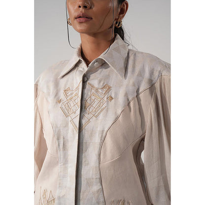 Orthodox Facet Beige Hemp Finesse Shirt