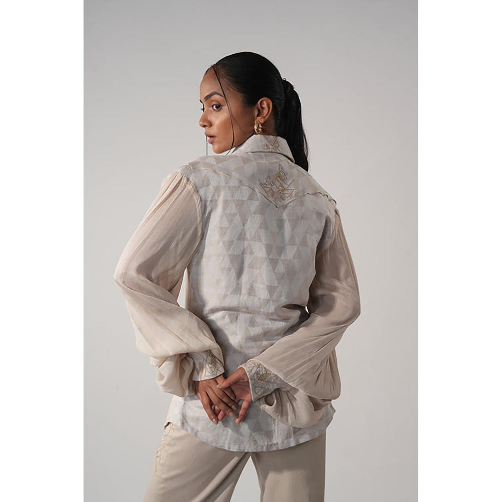 Orthodox Facet Beige Hemp Finesse Shirt