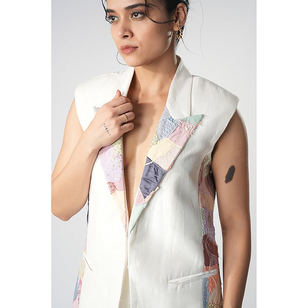 Orthodox Pastel Mosaic Longline Blazer