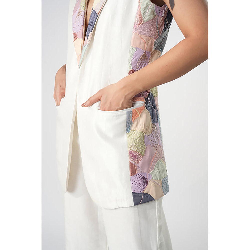 Orthodox Pastel Mosaic Longline Blazer