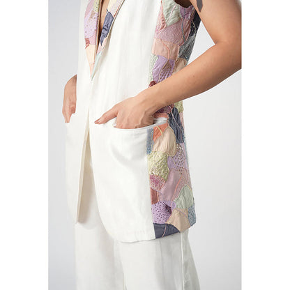 Orthodox Pastel Mosaic Longline Blazer