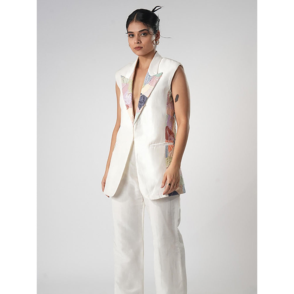Orthodox Pastel Mosaic Longline Blazer