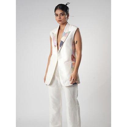 Orthodox Pastel Mosaic Longline Blazer