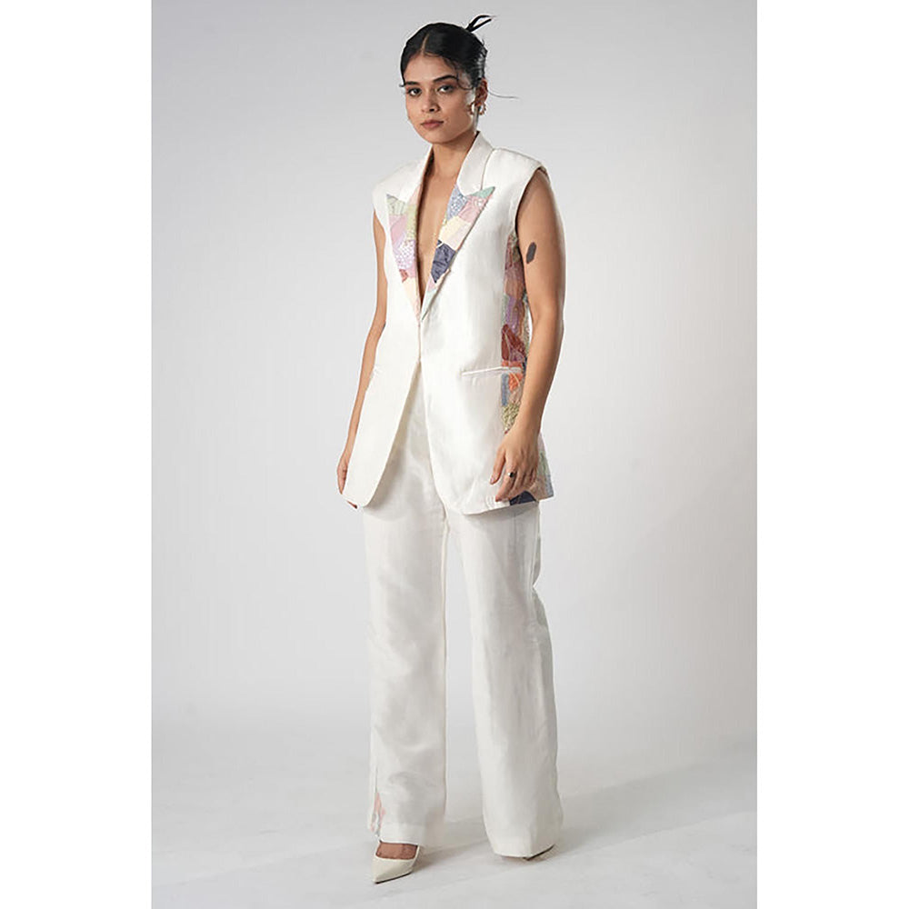 Orthodox Pastel Mosaic Longline Blazer