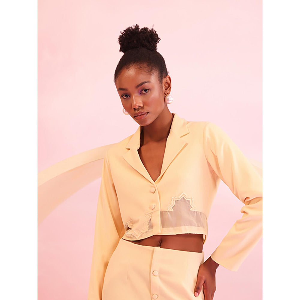 Orthodox Pearl Edge Crop Blazer