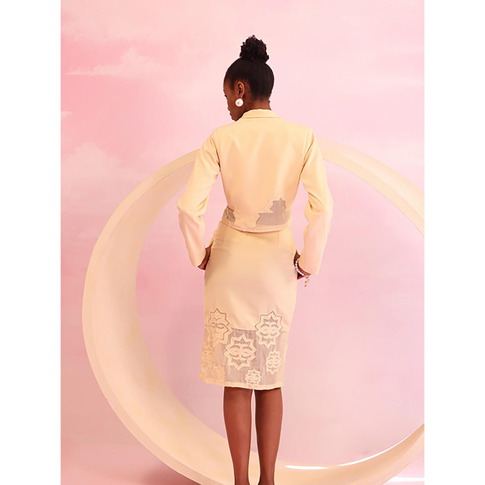 Orthodox Pearl Edge Crop Blazer