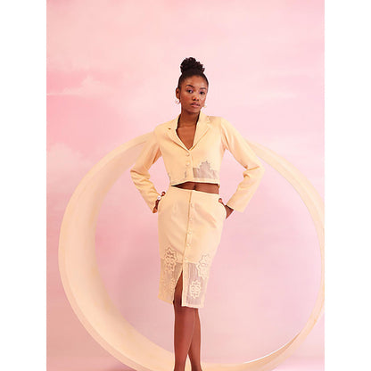 Orthodox Pearl Edge Crop Blazer