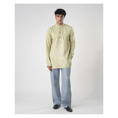 Orthodox Aarify Short Green Kurta