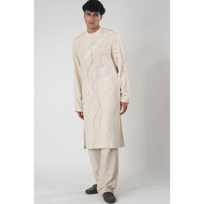 Orthodox Orchard Beige Kurta