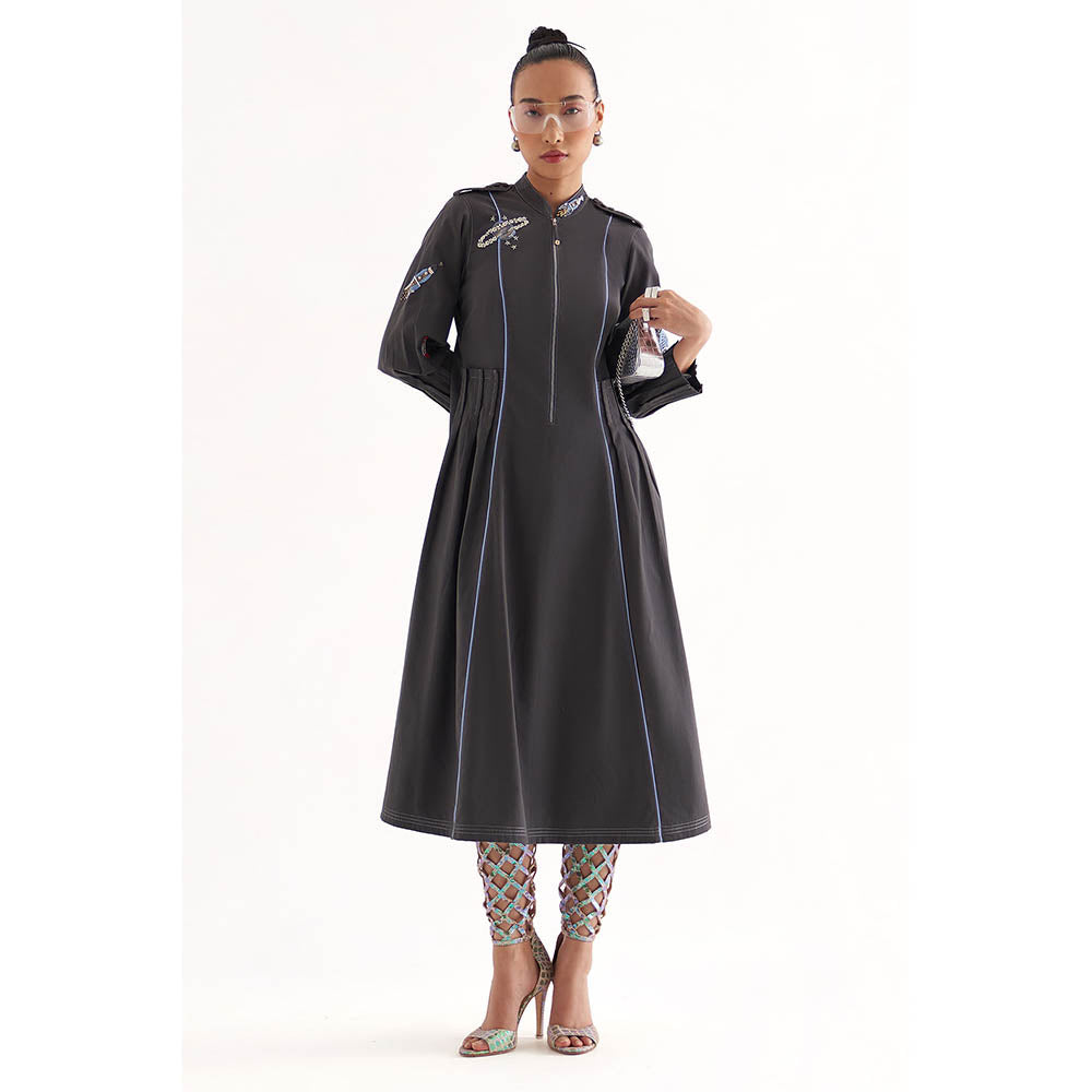Our Love Grey Astro Dress