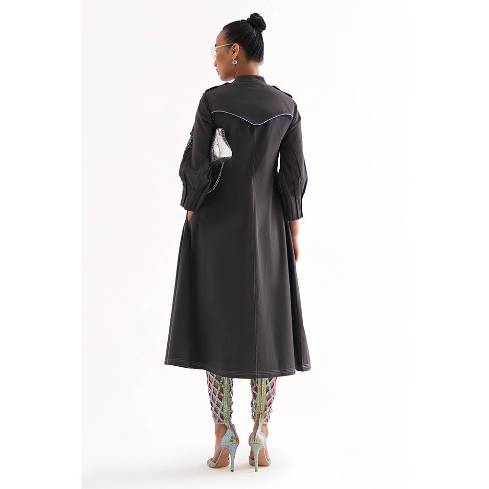 Our Love Grey Astro Dress
