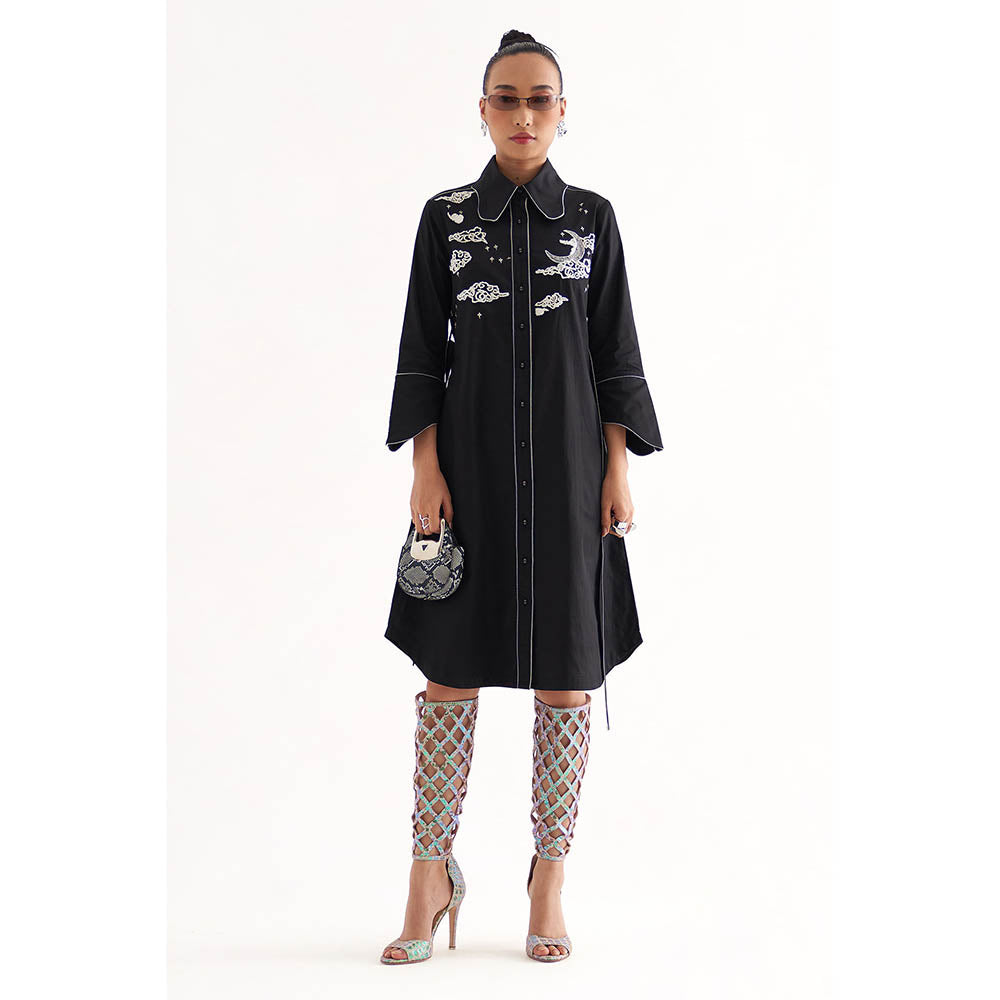 Our Love Black Halfmoon Dress (Set of 2)