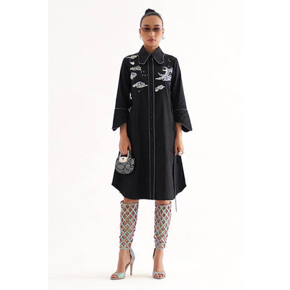Our Love Black Halfmoon Dress (Set of 2)