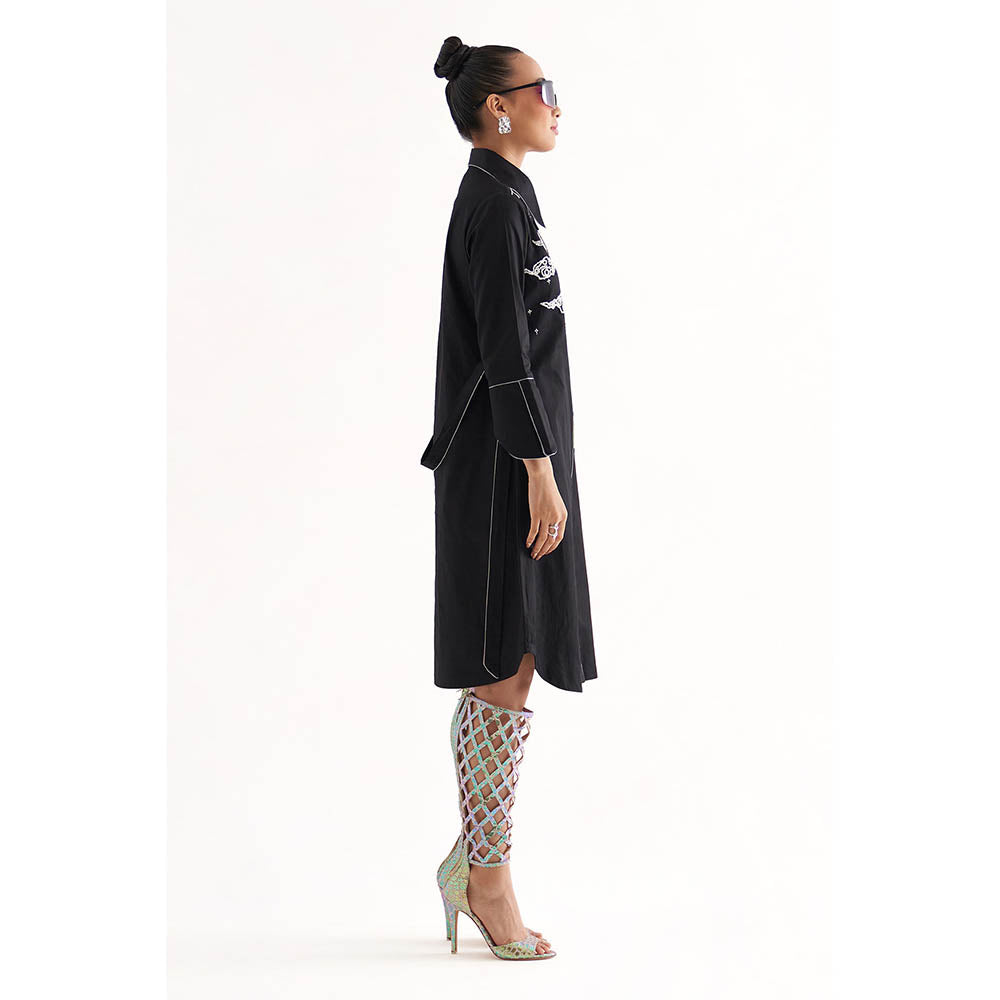 Our Love Black Halfmoon Dress (Set of 2)