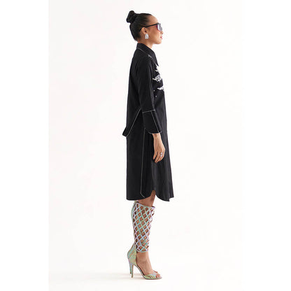 Our Love Black Halfmoon Dress (Set of 2)