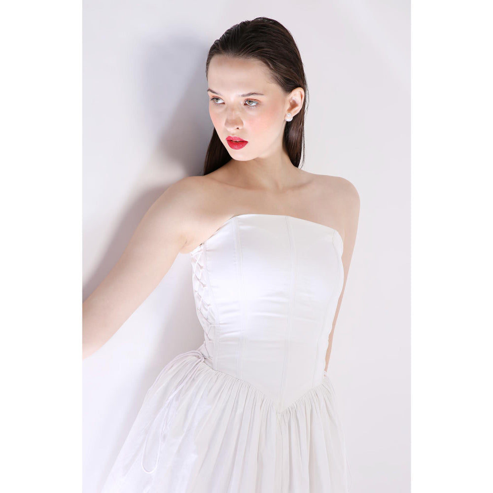 Ozeqo Womens White Dress