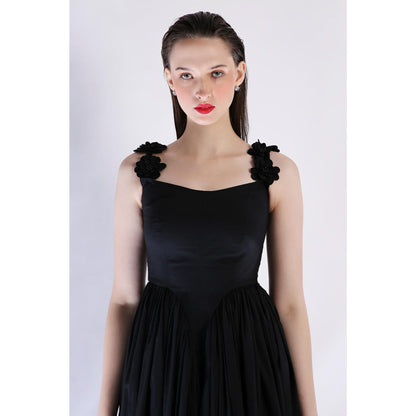 Ozeqo Womens Black Dress