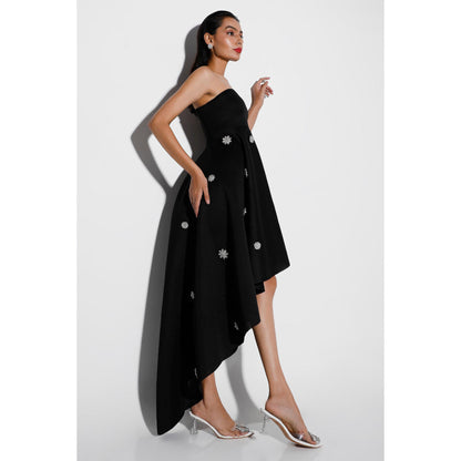 Ozeqo Womens Black Dress