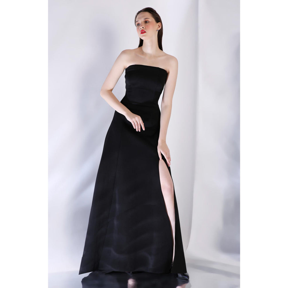 Ozeqo Womens Black Dress with Wrap (Set of 2)