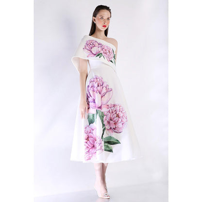Ozeqo Womens White Dress with Wrap (Set of 2)