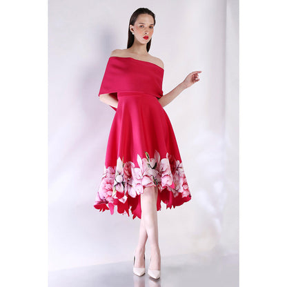 Ozeqo Womens Pink Dress with Wrap (Set of 2)