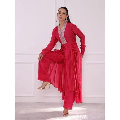 Pairaahan Bahar Kurta Pink (Set of 2)