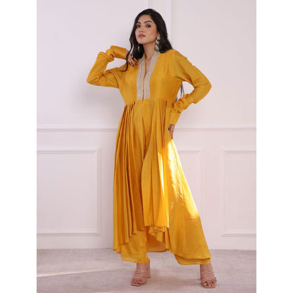 Pairaahan Farda Kurta Yellow (Set of 2)