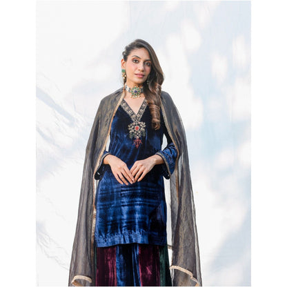 Pairaahan Suki Kurta and Sharara (Set of 3)