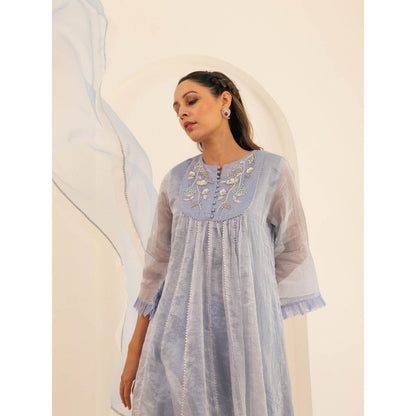 Pairaahan Raabta Anarkali Kurta (Set of 3)