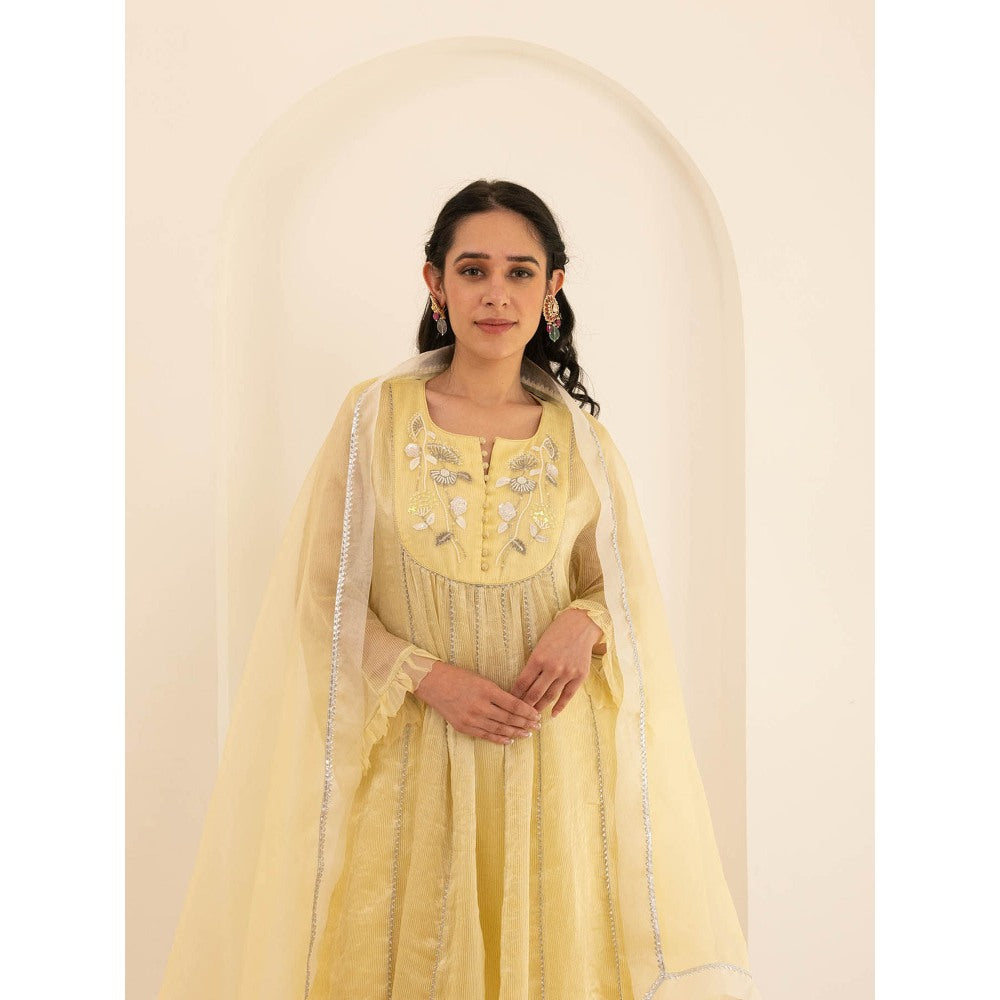 Pairaahan Paikar Anarkali Kurta (Set of 3)