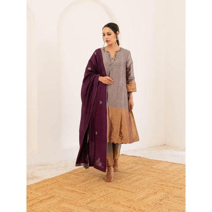 Pairaahan Nadra Anarkali Kurta (Set of 3)