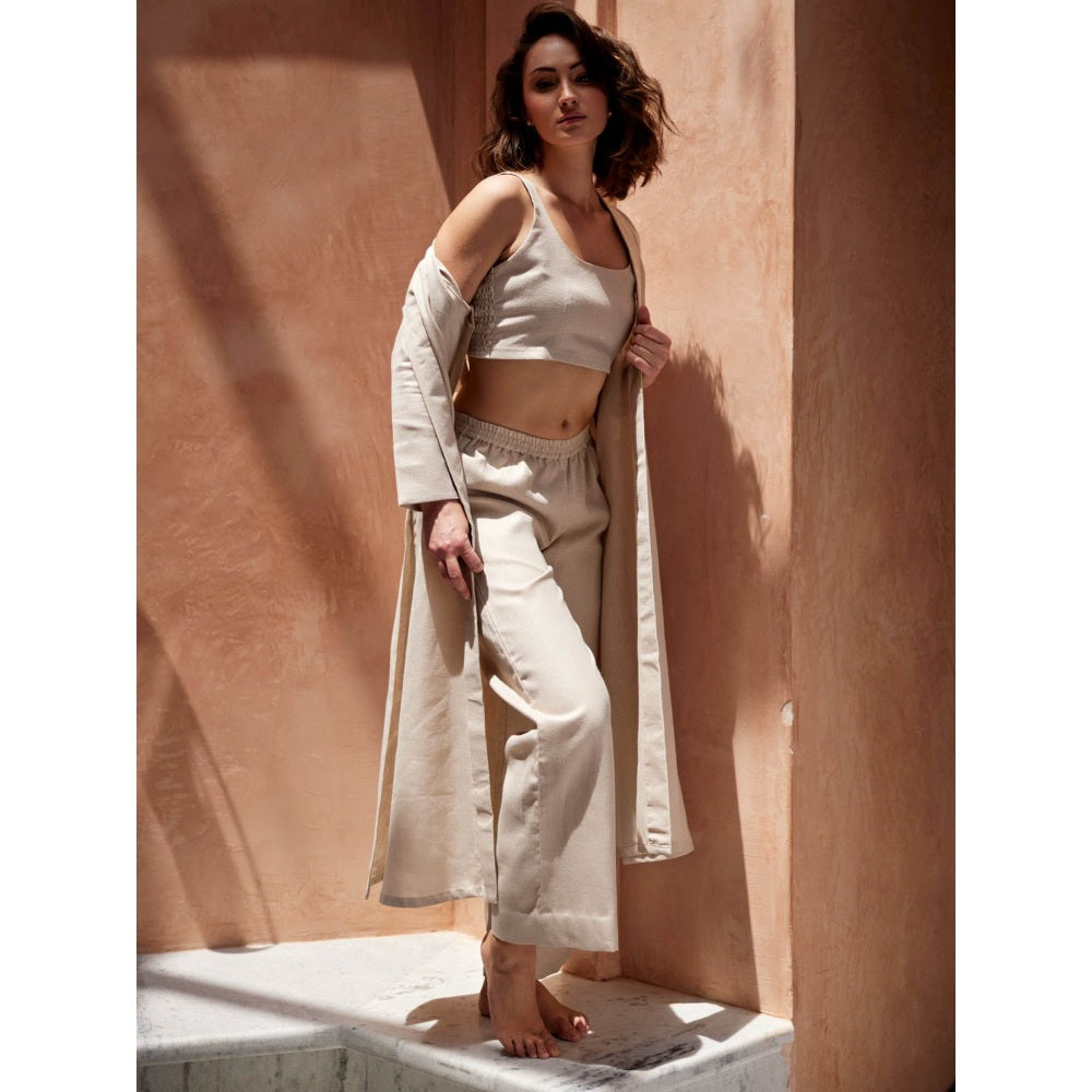 Palak Khandelwal Off White Co-Ord (Set of 3)