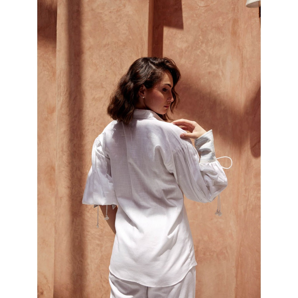 Palak Khandelwal White Co-Ord (Set of 2)