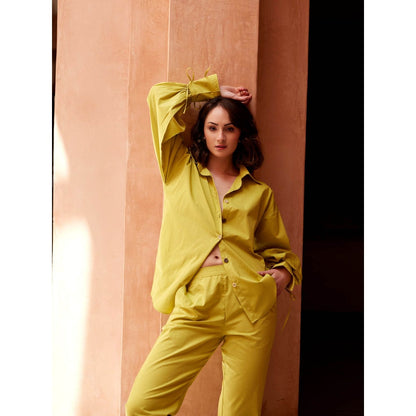 Palak Khandelwal Green Co-Ord (Set of 2)