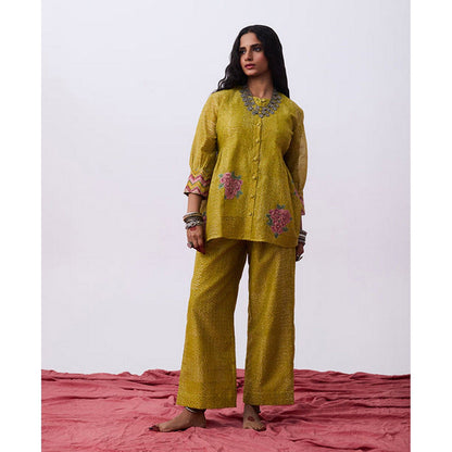 PANTS AND PAJAMAS Antrang Hand Block Printed Tunic